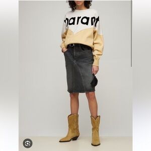 💗 grey Fiali denim skirt 💗